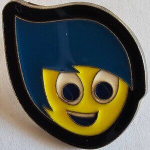 DISNEY Pin Trading ~ Inside Out/Joy Face ~ Booster Pin ~ 2015